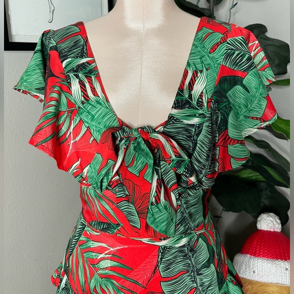BURU Tropical Floral Print Dress - Picture 4 of 11
